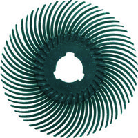 トラスコ中山 TRUSCO ラジアルブラシディスクΦ50.8#80緑 TBR50.8X80 1セット(20個) 216-7080（直送品）