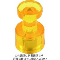 トラスコ中山 TRUSCO カラーマグネットピン 黄 100個入り TMPC100-Y 1パック(100個) 207-4808（直送品）