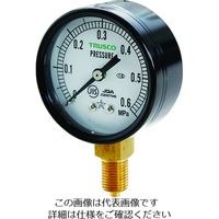 トラスコ中山 TRUSCO JIS汎用圧力計A型60φ 圧力レンジ0.0~0.60MPa