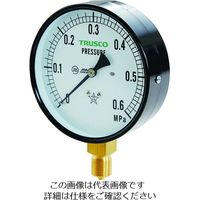 トラスコ中山 TRUSCO JIS汎用圧力計A型100φ 圧力レンジ0.0~0.60MPa TPG100-0.6 1個 207-4521（直送品）