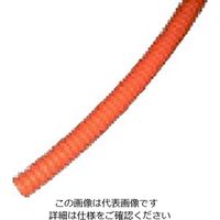 トラスコ中山 TRUSCO コルゲートチューブ オレンジ スリット入り 内径19 長さ10m 1巻 CGT-19OR 207-6376（直送品）