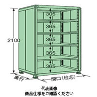 扶桑金属工業 中量デラックスパネルラック 150kg/段タイプ PMS2115S06T 1個（直送品）