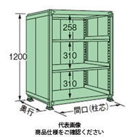 扶桑金属工業 中量デラックスパネルラック 300kg/段タイプ PMG1215L04T 1個（直送品）