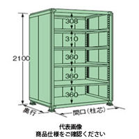 扶桑金属工業 中量デラックスパネルラック 300kg/段タイプ PMG2112K06T 1個（直送品）