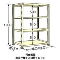 扶桑金属工業 中量ラック 250kg/段タイプ WL1818K04T 1個（直送品）
