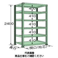 扶桑金属工業 中量ラック 200kg/段タイプ ME2415S06T 1個（直送品）