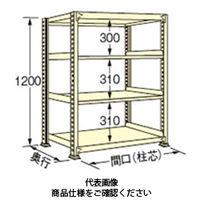 扶桑金属工業 中量ラック 250kg/段タイプ WL1215M04T 1個（直送品）