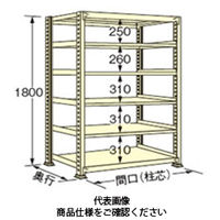 扶桑金属工業 中量ラック 250kg/段タイプ WL1815K06T 1個（直送品）