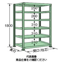 扶桑金属工業 中量ラック 250kg/段タイプ ML1812K06T 1個（直送品）