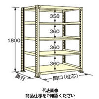 扶桑金属工業 中量ラック 300kg/段タイプ WG1809L05T 1個（直送品）