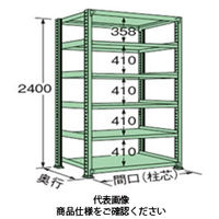 扶桑金属工業 中量ラック 500kg/段タイプ MM2412M06T 1個（直送品）