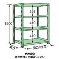 扶桑金属工業 中量ラック 500kg/段タイプ MM1512M04T 1個（直送品）