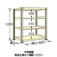 扶桑金属工業 中量ラック 500kg/段タイプ WM1209K04T 1個（直送品）