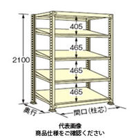 扶桑金属工業 中量ラック 傾斜棚モデルタイプ WSKT2109L05T 1個（直送品）