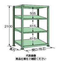 扶桑金属工業 中量ラック 傾斜棚モデルタイプ MSKT2115L04T 1個（直送品）