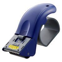 梱包用テープカッター GRIP CUT ブルー 替え刃式 プラス 1セット（1個×5）