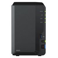 Synology  Ｒｅａｌｔｅｋ　ＲＴＤ１６１９Ｂ　ＣＰＵ搭載　低価格２ベイＮＡＳ　ＤｉｓｋＳｔａｔｉｏｎ　ＤＳ２２３ DS223（直送品）