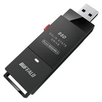 バッファロー USB3.2（Gen2）対応 TV録画 スティックSSD ブラック SSD-SCH