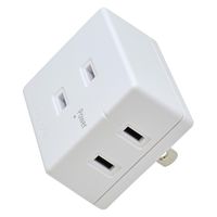 オーム電機 発煙ガードトリプルタップ 3個口 00-2590 1個