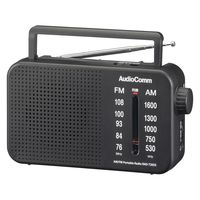 朝日電器 ELPA(エルパ) AM/FMポータブルラジオ 大音量で聴ける大型9cmスピーカー ER-H100 ラジオ一覧ページ ｜ エルパ・ダイレクト