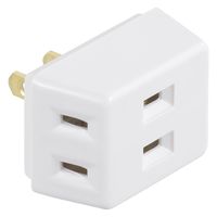 オーム電機 トリプルタップ 3個口 06-4963 1個