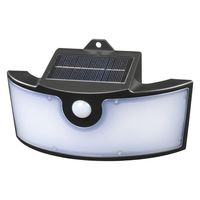 オーム電機 LEDワイドソーラーウォールライト