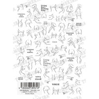 TSUMEKIRA(ツメキラ) ネイルシール DAISYプロデュース11 female black NN-DAI-118 1セット(3枚)（直送品）