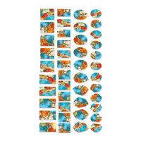 TSUMEKIRA(ツメキラ) ネイルシール noble Hanako プロデュース7 オイスターカッパーターコイズ NO-HNK-108（直送品）