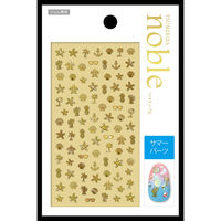 イングカワモト TSUMEKIRA(ツメキラ) ネイルシール 【noble】サマーパーツ(ゴールド) NO-SMP-001 1セット(3枚)（直送品）