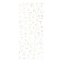 TSUMEKIRA(ツメキラ) ネイルシール SANZOUプロデュース1Onestrokewritingホワイトゴールド SG-SNZ-10（直送品）