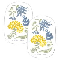 （100%天然素材）ポップアップスポンジ ベングト＆ロッタ 水でふくらむ キッチンスポンジ リリー 2個セット イーオクト