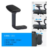 藤沢工業 TOKIO オフィスチェア OCV23HHF 専用 アームレスト OCV23HH-AR 1セット（取寄品）