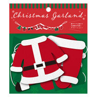 包む フェルトガーランド サンタランドリー C9004 1セット(1個×3