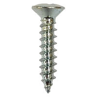 山喜産業　三価ユニクロ　丸皿頭１種（A型）タッピングねじ　４×４５　十字穴付き　1箱(500本入)（直送品）