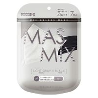 川本産業 MASMiX ライトグレー×ブラック 使い捨て 不織布 バイ
