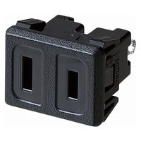 パナソニック はめ込みコンセント ULCSA クロ WCF1011B 1個（直送品）