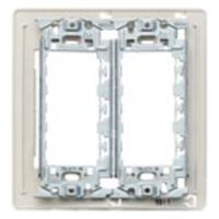 パナソニック フルカラー絶縁取付枠・2連・W WN37082W 1個（直送品）