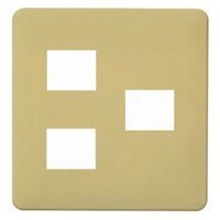 パナソニック フルカラーモダンプレート2コ+1コ用・Y WN6073Y 1個（直送品）