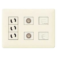 パナソニック フルカラーモダンプレート3+2+2用・W WN6087W 1個（直送品）