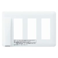 パナソニック ワイド21埋込光コンセントセット WTH30100W 1個（直送品）