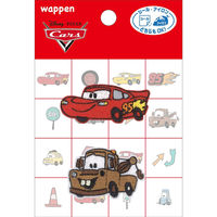 ディズニー ピクサー カーズ ワッペン マックイーン ・ メーター シール アイロン 接着 両用(枚) MY5505-MY513（直送品）