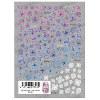 イングカワモト TSUMEKIRA(ツメキラ) ネイルシール 紫陽花3 NN-AJI-003 1セット(3枚)（直送品）