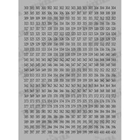 TSUMEKIRA(ツメキラ) ネイルシール カラーチャートナンバーシール 黒 301~400 NN-CCN-204 1セット(3枚)（直送品）