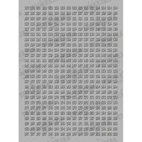 TSUMEKIRA(ツメキラ) ネイルシール カラーチャートナンバーシール 白黒 101~200 NN-CCN-302 1セット(3枚)（直送品）