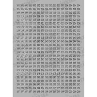 TSUMEKIRA(ツメキラ) ネイルシール カラーチャートナンバーシール 黒 101~200 NN-CCN-202 1セット(3枚)（直送品）