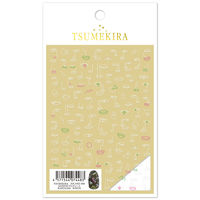 TSUMEKIRA(ツメキラ) ネイルシール SANZOUプロデュース RAKUGAKI WHIT NN-SNZ-009 1セット(3枚)（直送品）