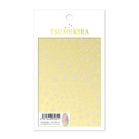 イングカワモト TSUMEKIRA(ツメキラ) ネイルシール 雪の結晶10 ホワイトクリスマス NN-YUK-111 1セット(3枚)（直送品）