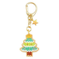 ☆X'masツリー☆グリーン　他レジンキーホルダー計5点 5382dd05d677a906e4d5686e962d97