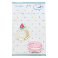 パイオニア ワッペン スイーツ2種 2個付 RG351-25037 1セット(3枚入)（直送品）