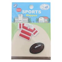 パイオニア スポーツワッペン ラグビー RG450-25044 1セット(3枚入)（直送品）